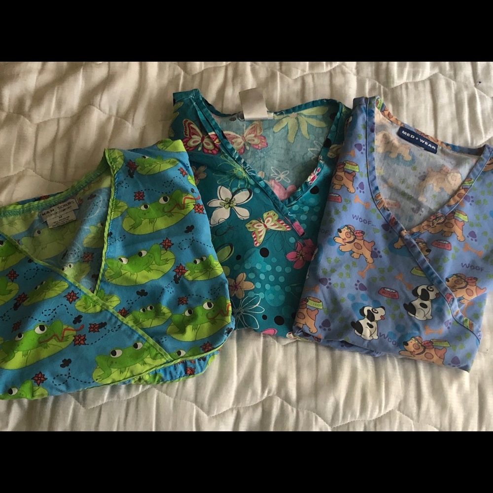 Scrub tops